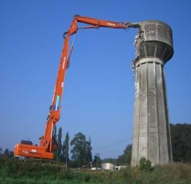 Démolition château d'eau
