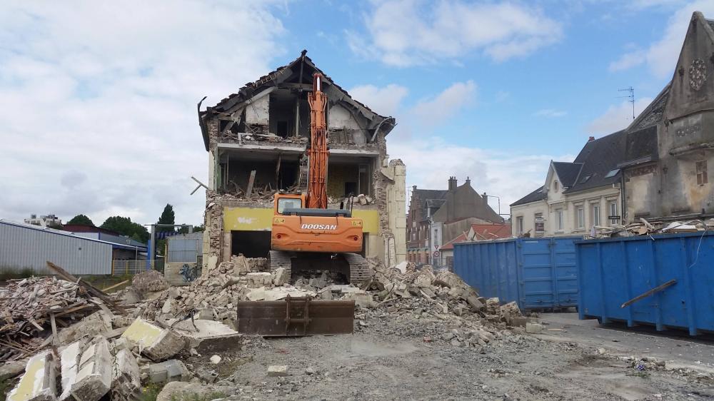 Démolition à Pas-de-Calais